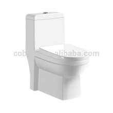 CB-9018 Heiße verkäufe Sanitärkeramik One Piece Toilette WC Keramikschale Boden montiert WC-Sitz Wasserstrahl